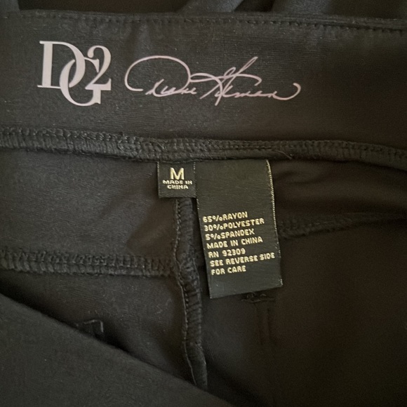 DG2 Diane Gilman Black Pants - Bootcut - Picture 4 of 7